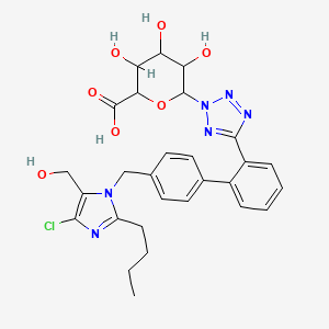 molecular formula C28H31ClN6O7 B600985 洛沙坦 N2-葡萄糖醛酸苷 CAS No. 138584-35-7