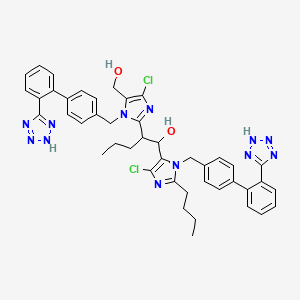 molecular formula C44H44Cl2N12O2 B600987 Losartan Impurity B CAS No. 1159977-48-6