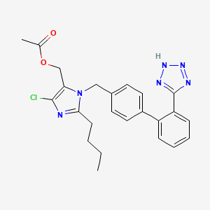 molecular formula C24H25ClN6O2 B600989 O-Acetyl Losartan CAS No. 1006062-27-6
