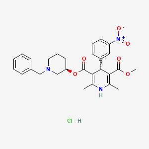 molecular formula C28H32N3O6Cl B600990 Benidipine hydrochloride CAS No. 129262-07-3