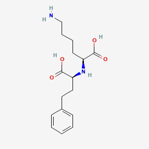 molecular formula C16H24N2O4 B600991 (S)-6-Amino-2-(((S)-1-carboxy-3-phenylpropyl)amino)hexanoic acid CAS No. 138247-43-5