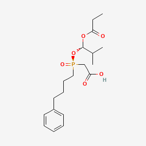 molecular formula C19H29O6P B601002 Des(4-cyclohexyl-L-proline) Fosinopril Acetic Acid CAS No. 128948-00-5