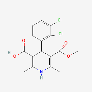  B601006 4-(2,3-Dichlorophenyl)-5-(methoxycarbonyl)-2,6-dimethyl-1,4-dihydropyridine-3-carboxylic acid CAS No. 105580-45-8