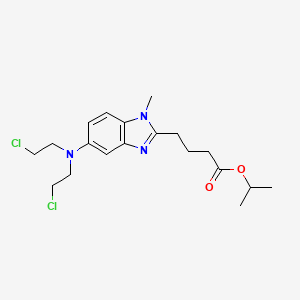 molecular formula C19H27Cl2N3O2 B601025 Bendamustine Isopropyl Ester CAS No. 1313020-25-5