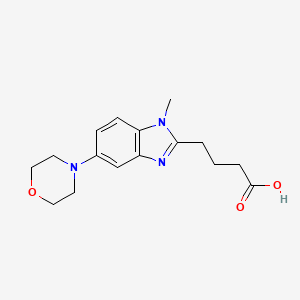 molecular formula C16H21N3O3 B601034 Bendamustine Ether Impurity CAS No. 1228552-02-0