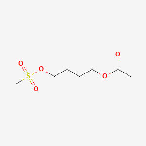 molecular formula C7H14O5S B601048 1-Acetate 4-Methanesulfonate 1,4-Butanediol CAS No. 19859-00-8