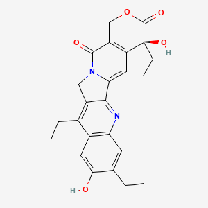 molecular formula C24H24N2O5 B601054 7,11-Diethyl-10-hydroxycamptothecin CAS No. 947687-01-6