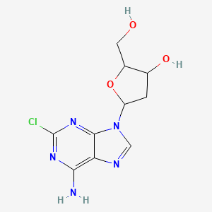 5-(6-Amino-2-chloropurin-9-yl)-2-(hydroxymethyl)oxolan-3-ol