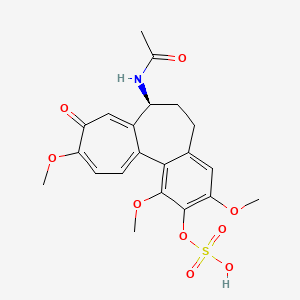 molecular formula C21H23NO9S B601061 2-Demethyl Colchicine 2-O-Sulfate CAS No. 1391052-56-4