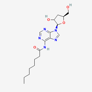 molecular formula C18H27N5O4 B601062 N6-Octanoyl Cordycepin CAS No. 77378-05-3