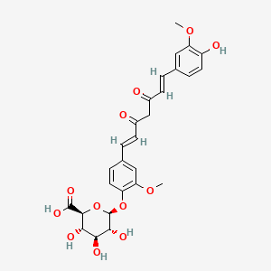 molecular formula C27H28O12 B601064 Curcumin glucuronide CAS No. 227466-72-0