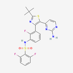 molecular formula C23H20F3N5O2S2 B601069 Dabrafenib CAS No. 1195765-45-7