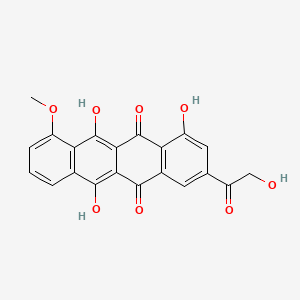molecular formula C21H14O8 B601088 7,8,9,10-Dehydro Doxorubicinone CAS No. 1159977-23-7