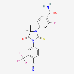 molecular formula C20H14F4N4O2S B601093 N-Desmethylenzalutamide CAS No. 1242137-16-1