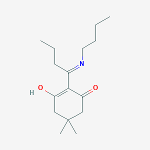 molecular formula C16H27NO2 B6010936 2-(N-butyl-C-propylcarbonimidoyl)-3-hydroxy-5,5-dimethylcyclohex-2-en-1-one 