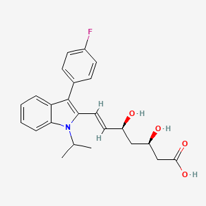 molecular formula C24H26FNO4 B601123 (3R,5S)-Fluvastatin CAS No. 155229-75-7