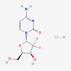 molecular formula C9H12ClF2N3O4 B601140 1'-Epi Gemcitabine Hydrochloride CAS No. 122111-05-1