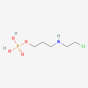 3-((2-Chloroethyl)amino)propyl dihydrogen phosphate