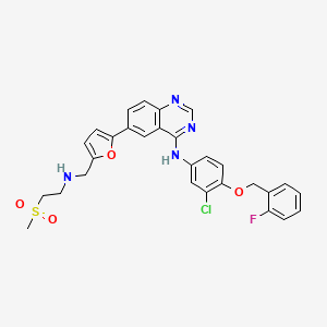 molecular formula C29H26ClFN4O4S B601155 Lapatinib 2-Fluoro Impurity CAS No. 1393112-45-2