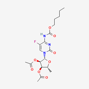 5'-Deoxy-5-fluoro-N-[(pentyloxy)carbonyl]cytidine 2',3'-diacetate