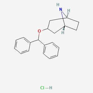 rel-(1R,3r,5S)-3-(Benzhydryloxy)-8-azabicyclo[3.2.1]octane hydrochloride