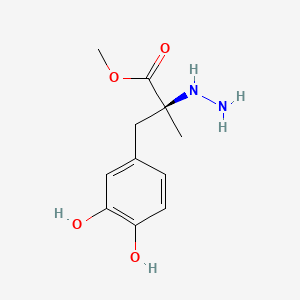 methyl (2S)-3-(3,4-dihydroxyphenyl)-2-hydrazinyl-2-methylpropanoate