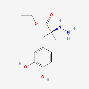 molecular formula C12H18N2O4 B601196 Carbidopa ethyl CAS No. 1458640-32-8