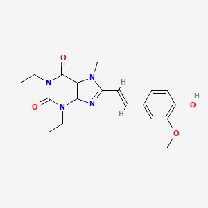 molecular formula C19H22N4O4 B601202 4-Desmethyl Istradefylline CAS No. 160434-48-0