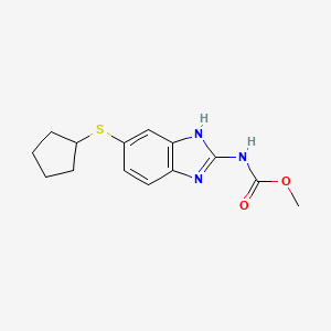 molecular formula C14H17N3O2S B601207 Cyclopentylalbendazole CAS No. 77723-30-9
