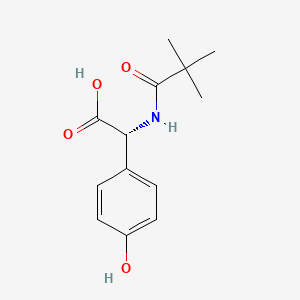 (R)-2-(4-hydroxyphenyl)-2-pivalamidoacetic acid