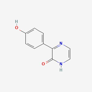 3-(4-Hydroxyphenyl)pyrazin-2-OL