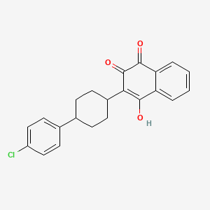molecular formula C22H19ClO3 B601224 Ac-Atovaquone CAS No. 137732-39-9
