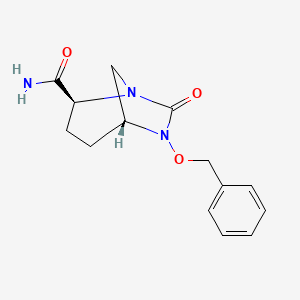 (2S,5R)-6-(benzyloxy)-7-oxo-1,6-diazabicyclo[3.2.1]octane-2-carboxamide