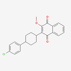 molecular formula C23H21ClO3 B601232 O-Methyl Atovaquone CAS No. 129700-41-0