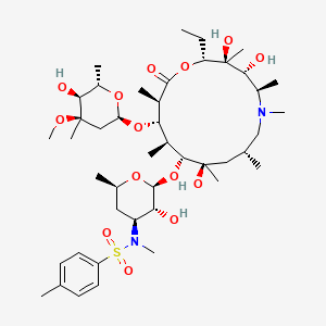 3'-N-Demethyl-3'-N-((4-methylphenyl)sulfonyl)azithromycin