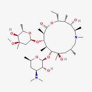 molecular formula C38H72N2O11 B601238 Azithromycin B CAS No. 307974-61-4