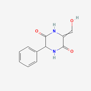 3-(Hydroxymethylidene)-6-phenylpiperazine-2,5-dione