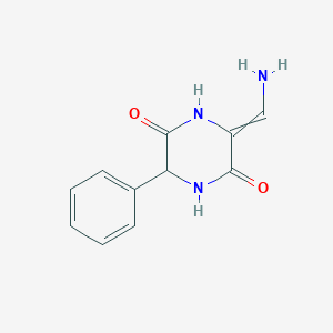 3-(Aminomethylidene)-6-phenylpiperazine-2,5-dione