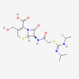 molecular formula C17H26N4O5S2 B601271 Desacetyl Cefathiamidine CAS No. 958001-61-1