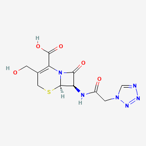 molecular formula C11H12N6O5S B601283 Cefazolin 3-Hydroxymethyl Impurity CAS No. 478494-71-2