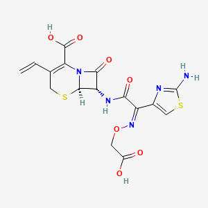molecular formula C16H15N5O7S2 B601302 7-epi-Cefixime (Cefixime EP Impurity C) CAS No. 108691-83-4