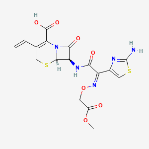 molecular formula C17H17N5O7S2 B601304 Cefixime Methyl Ester CAS No. 88621-01-6