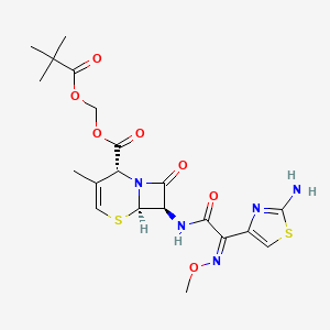 molecular formula C20H25N5O7S2 B601305 2-Cefetamet Pivoxil CAS No. 126617-54-7