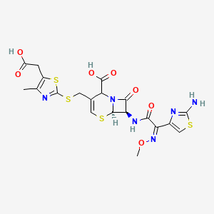 molecular formula C20H20N6O7S4 B601310 delta-2-Cefodizime CAS No. 120533-30-4