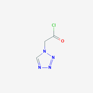 molecular formula C3H3ClN4O B601325 1H-TETRAZOLE-1-ACETYL CHLORIDE CAS No. 41223-92-1