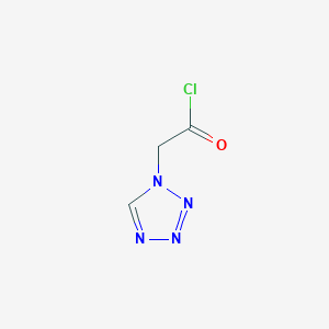 molecular formula C3H3ClN4O B601325 (1H-Tetrazol-1-yl)acetyl chloride CAS No. 41223-92-1