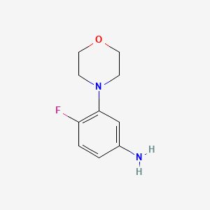 4-Fluoro-3-(morpholin-4-yl)aniline