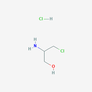 molecular formula C3H9Cl2NO B601340 2-Amino-3-chloropropan-1-ol hydrochloride CAS No. 54798-73-1