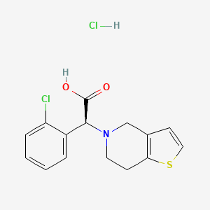 (S)-2-(2-Chlorophenyl)-2-(6,7-dihydrothieno[3,2-c]pyridin-5(4H)-yl)acetic acid hydrochloride