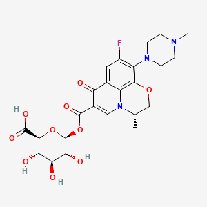 molecular formula C24H28FN3O10 B601389 Levofloxacin Glucuronide CAS No. 160962-46-9